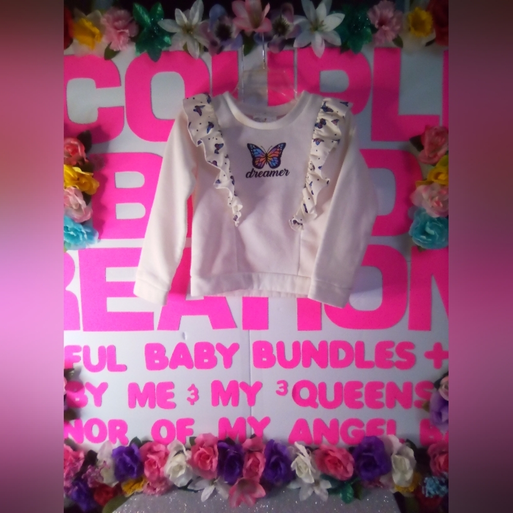 BUTTERFLY SWEATER (LIL GIRLS)